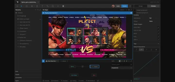 Content on Rive
