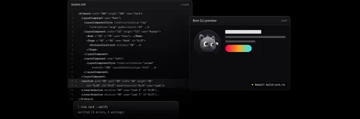 Content on Rive