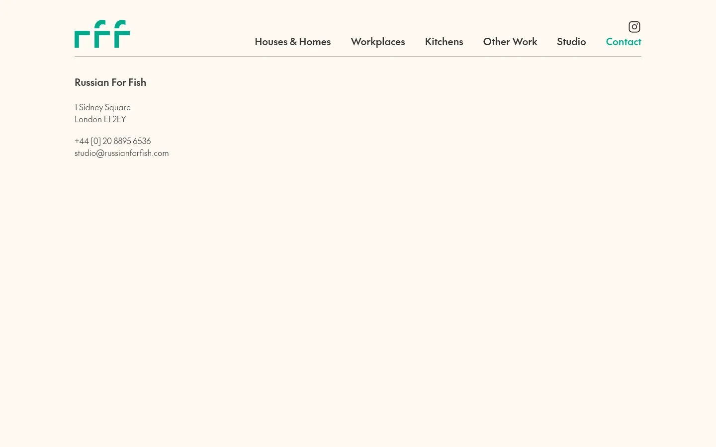 Screenshot of Russian for Fish at desktop width
