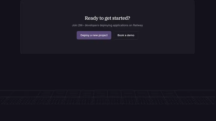Ready to get started? on Railway