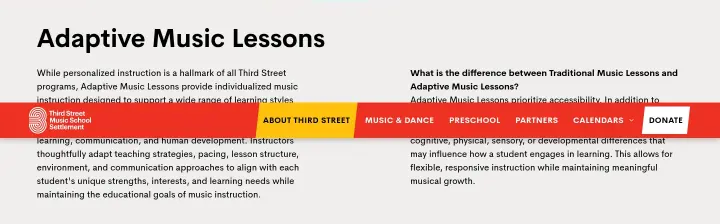 Adaptive Music Lessons on Third Street Music School Settlement