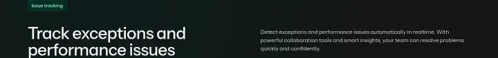 Track exceptions and performance issues on Laravel