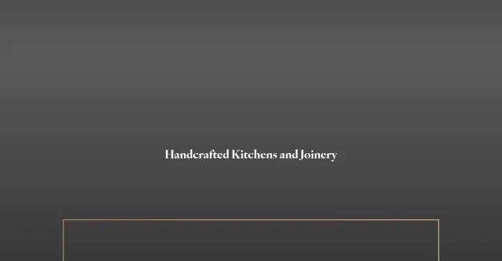 Handcrafted Kitchens and Joinery on Woodale Designs