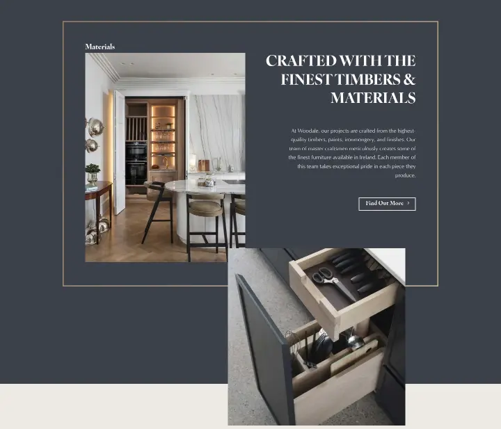Crafted with the finest timbers & materials on Woodale Designs