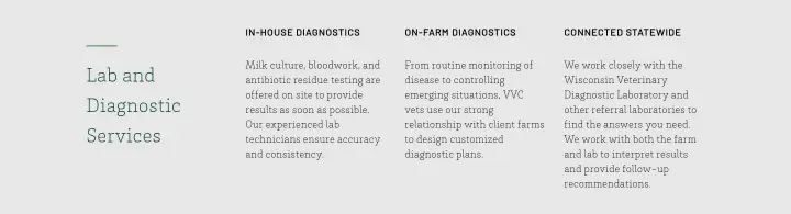 Lab and Diagnostic Services on Valley Veterinary Clinic