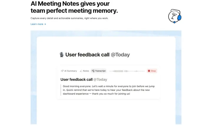 Team on Notion
