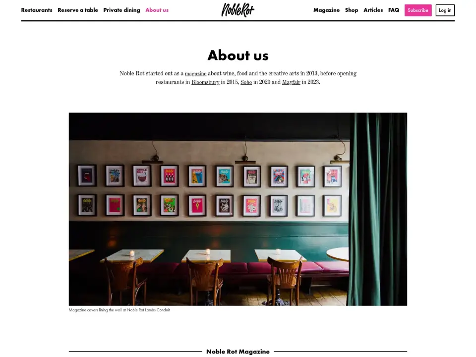 Noble Rot — About