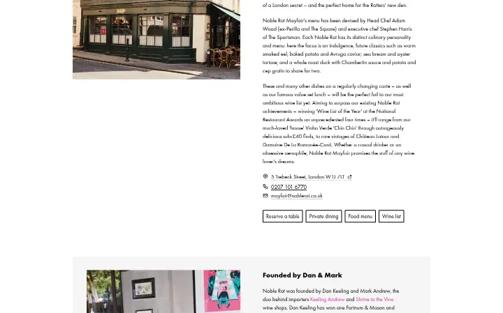 Content on Noble Rot