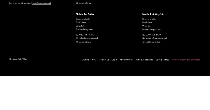 Footer on Noble Rot