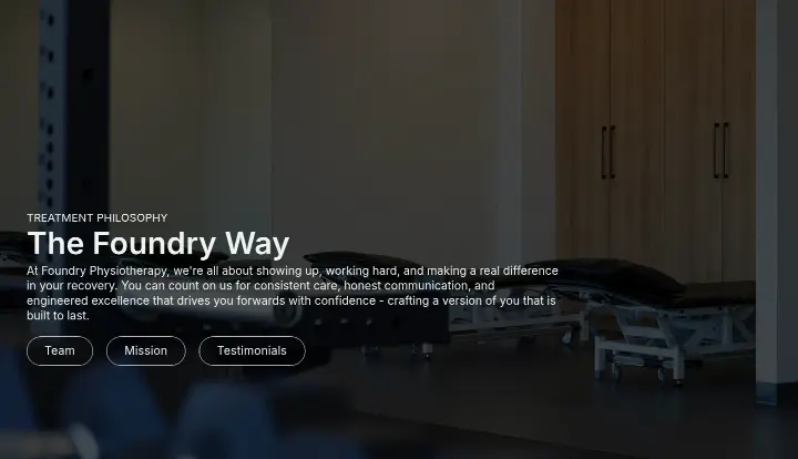 The Foundry Way on Foundry Physiotherapy
