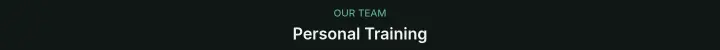 Personal Training on Foundry Physiotherapy
