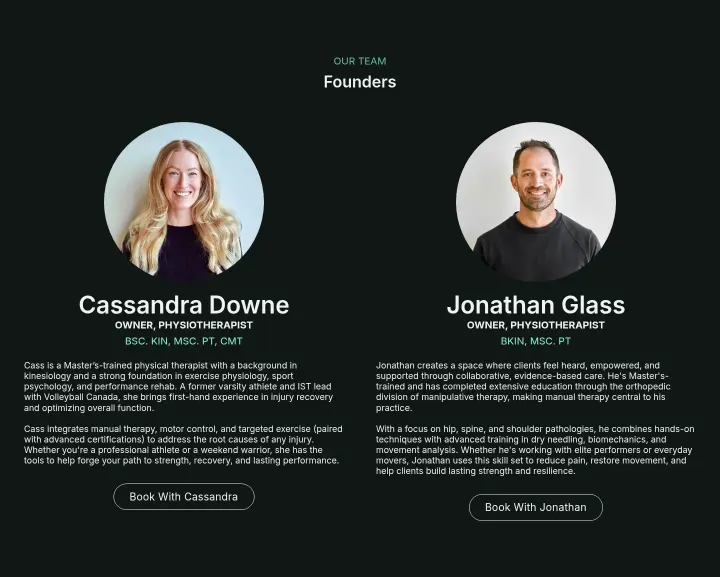 Cassandra Downe on Foundry Physiotherapy