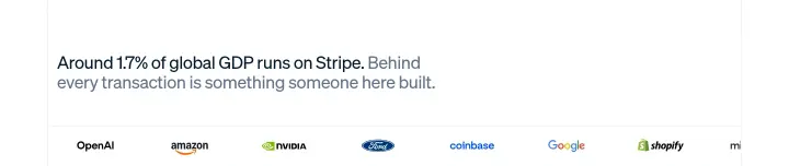Logos on Stripe