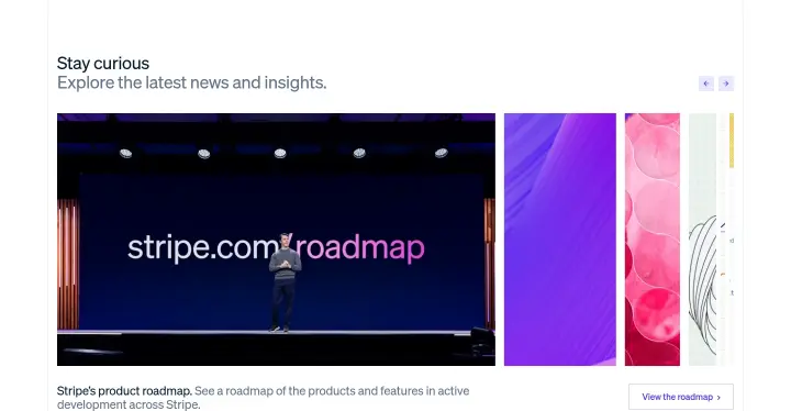 Stay curious on Stripe