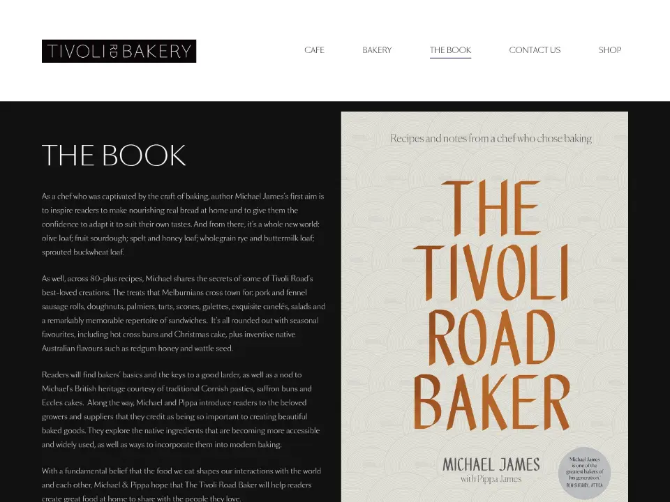 Tivoli Road Bakery — Product