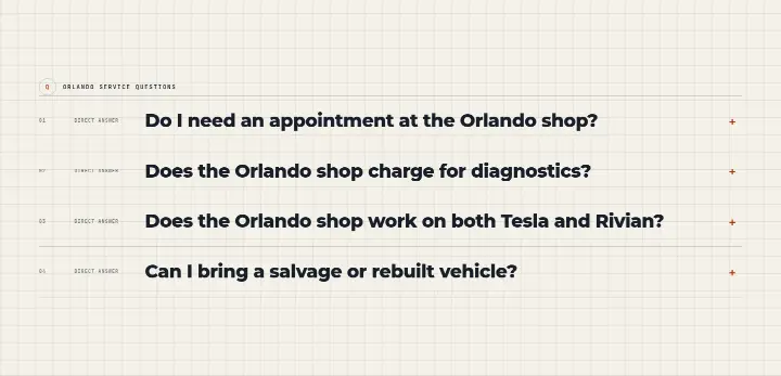 Does the Orlando shop charge for diagnostics? on The Electrified Garage