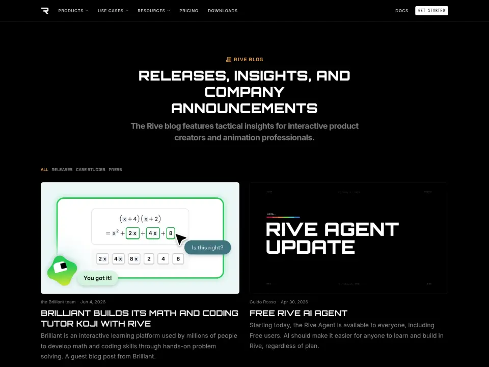 Rive — Blog
