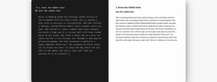 Content on iA
