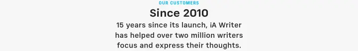 Since 2010 on iA
