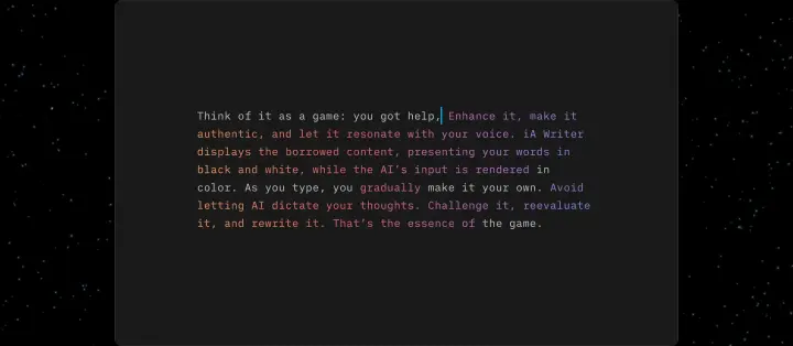 Content on iA