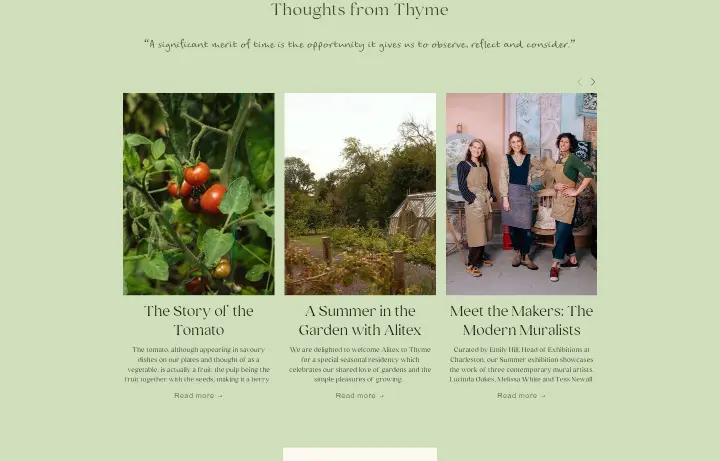Thoughts from Thyme on Thyme