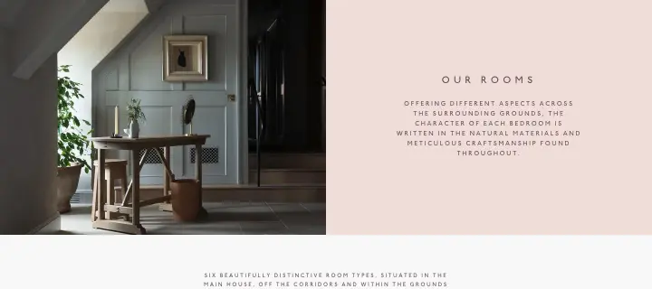 Our rooms on Heckfield Place
