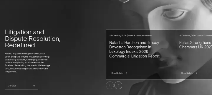 Litigation and Dispute Resolution, Redefined on Pallas Partners
