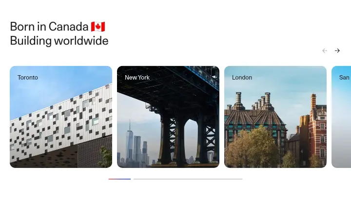Born in Canada Building worldwide on Cohere
