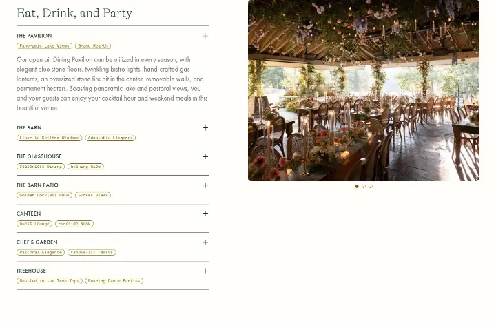 Eat, Drink, and Party on Cedar Lakes Estate