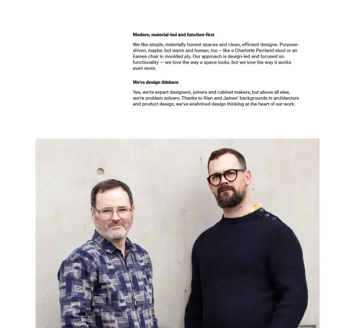 Modern, material-led and function-first on Uncommon Projects