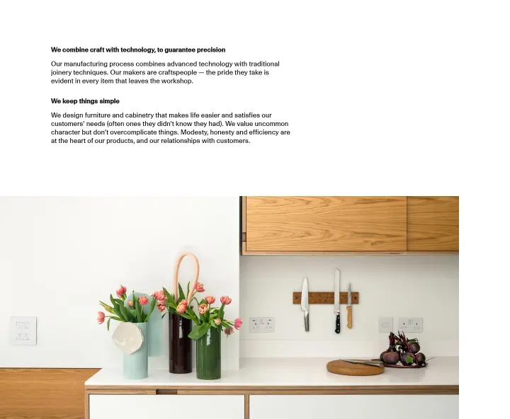 We keep things simple on Uncommon Projects