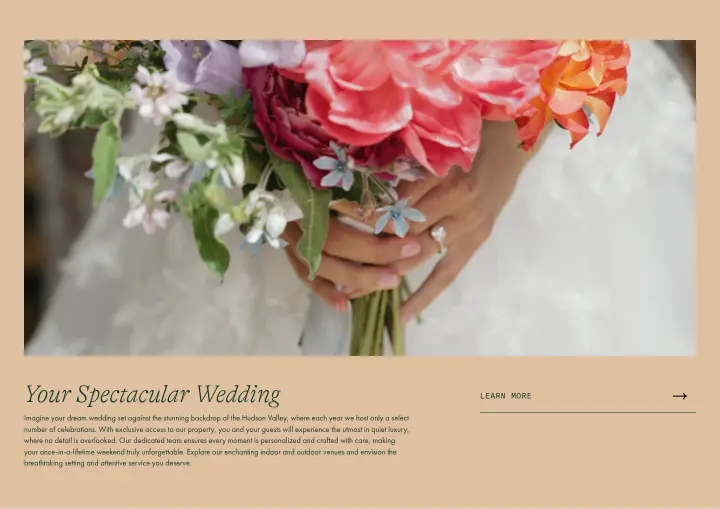 Your Spectacular Wedding on Cedar Lakes Estate
