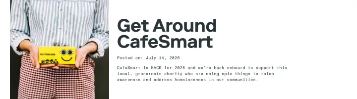 Get Around CafeSmart on Single O