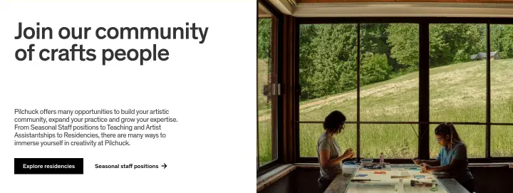 Join our community of crafts people on Pilchuck Glass School