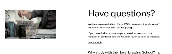 Have questions? on Royal Drawing School