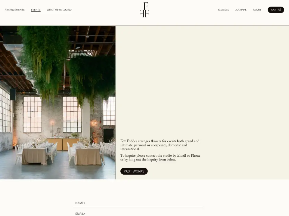Fox Fodder Flowers — Services