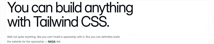 You can build anything with Tailwind CSS on Tailwind CSS