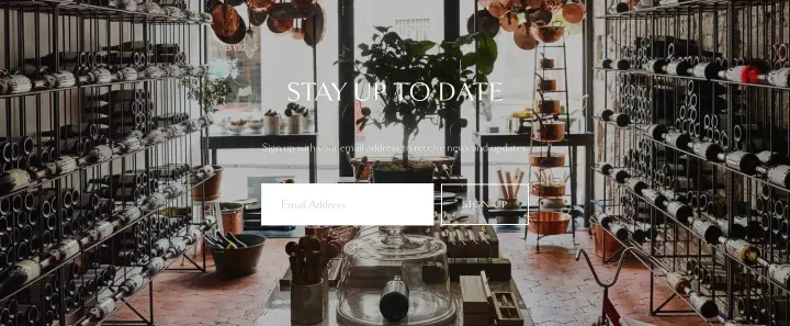 Stay up to date on The Cook's Atelier