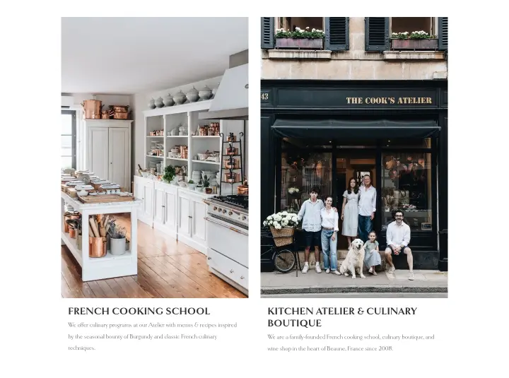 French Cooking School on The Cook's Atelier
