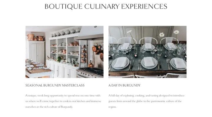 Boutique Culinary Experiences on The Cook's Atelier
