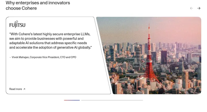 Why enterprises and innovators choose Cohere on Cohere