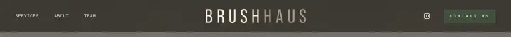 Navigation on BrushHaus