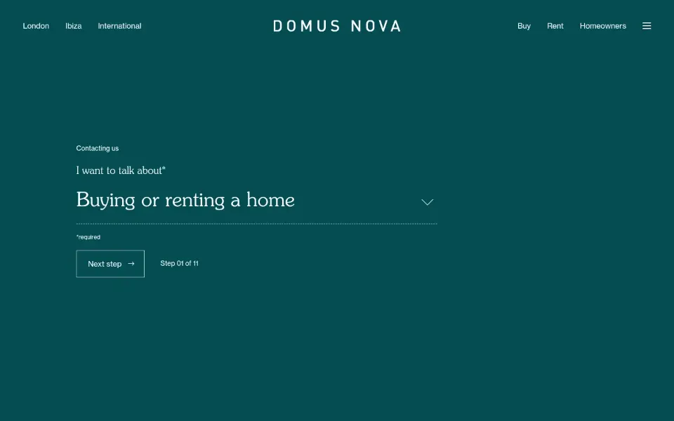 Domus Nova — Contact