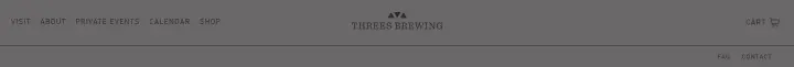 Navigation on Threes Brewing