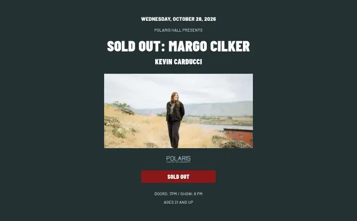 SOLD OUT: Margo Cilker on Mississippi Studios