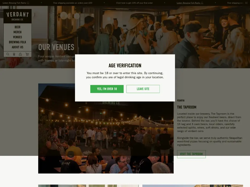 Verdant Brewing Co — Contact