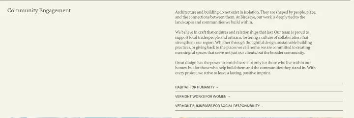 Community Engagement on Birdseye