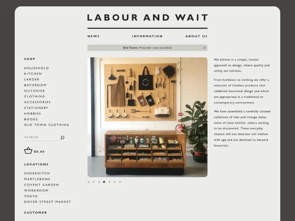 Labour and Wait — Home