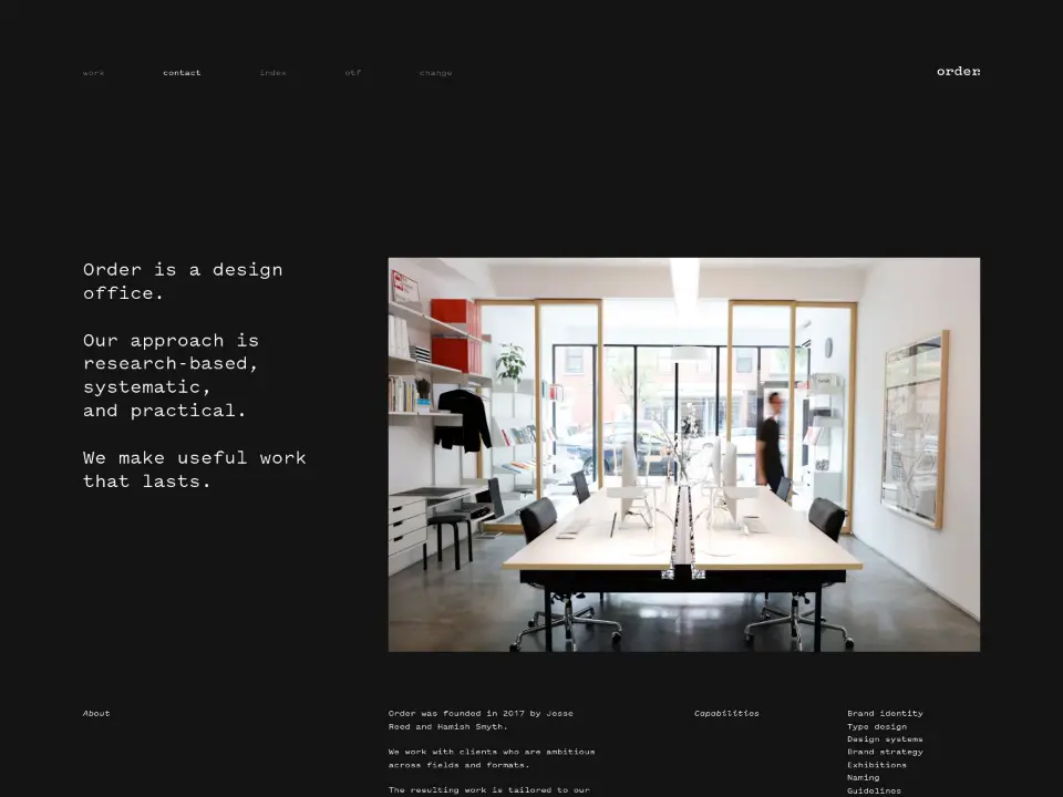 Order — Contact
