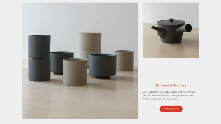 Banko-yaki Ceramics on Native & Co